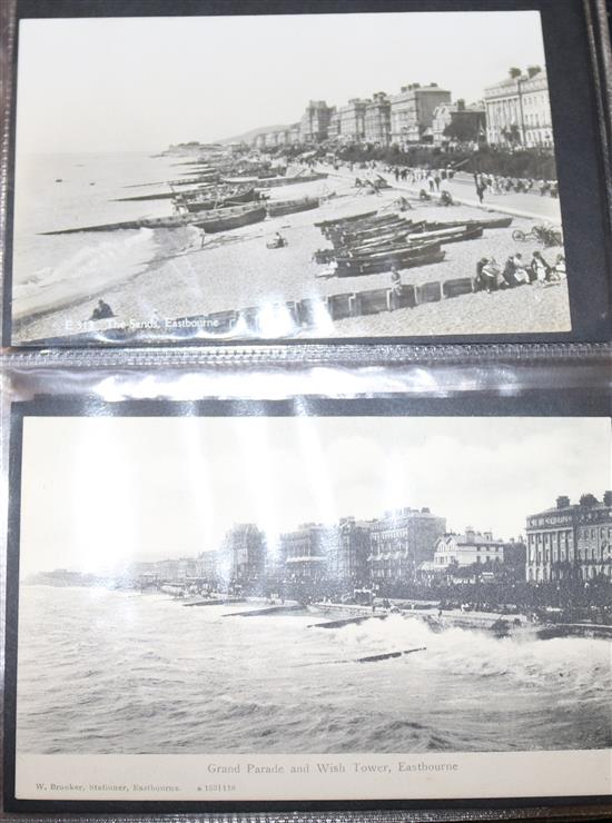 Eastbourne Postcards - late Victorian, Edward VII, George V and later including: